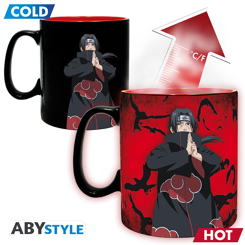 Kubek zmieniający kolor Naruto z motywem Kakashi/Itachi — ujęcie 2