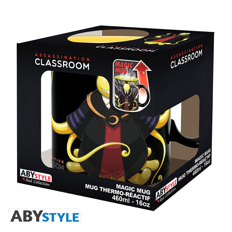 Kubek zmieniający kolor Assassination Classroom z motywem Koro — ujęcie 4