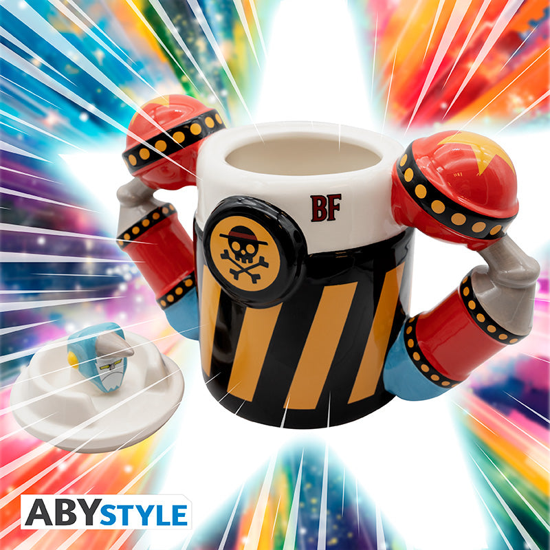 Kubek 3D One Piece z motywem Iron Pirate Franky shogun — ujęcie 4