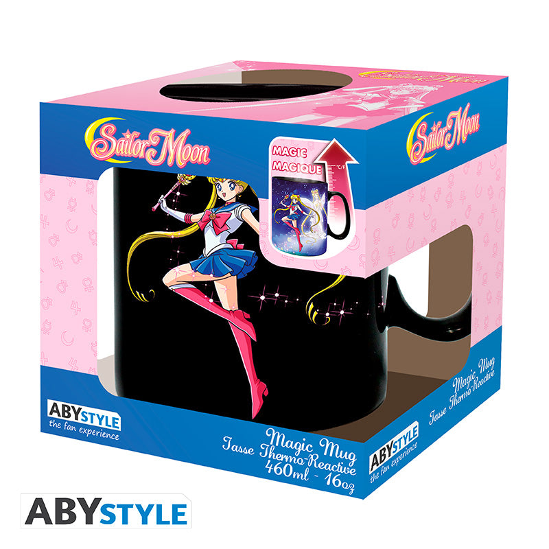 Kubek zmieniający kolor Sailor Moon z motywem Group — ujęcie 4
