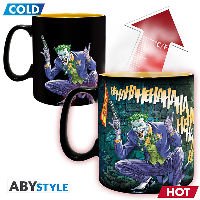 Kubek zmieniający kolor DC Comics z motywem Batman & Joker — ujęcie 2