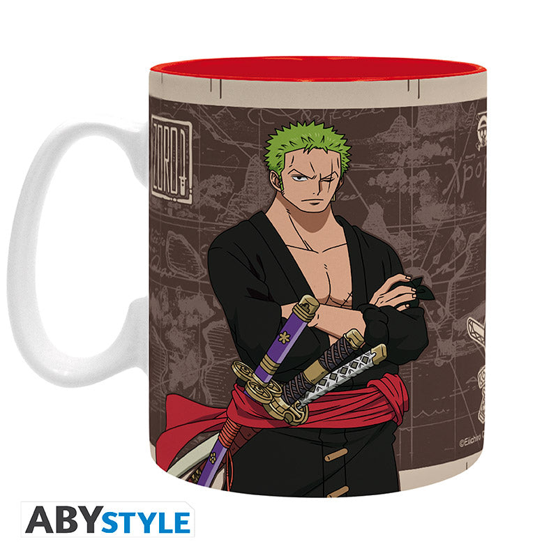 Kubek One Piece z motywem Zoro Wanted — ujęcie 2