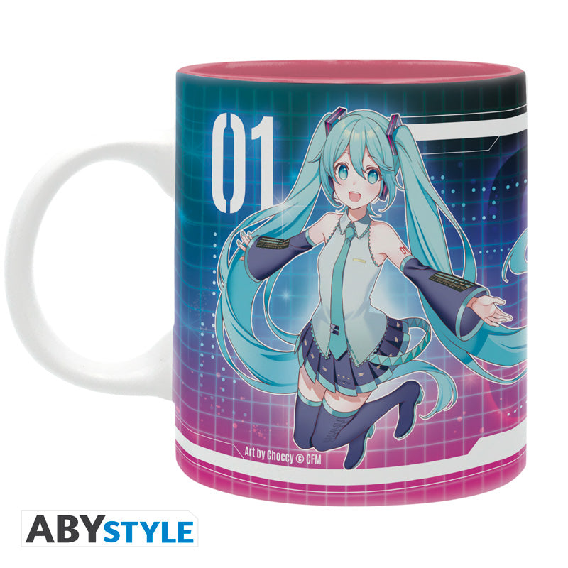 Kubek Hatsune Miku z motywem Cyberpunk — ujęcie 2