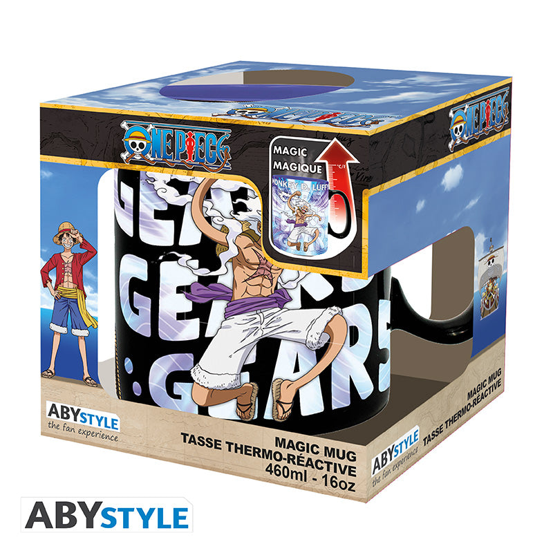 Kubek zmieniający kolor One Piece z motywem Gear 5th — ujęcie 4