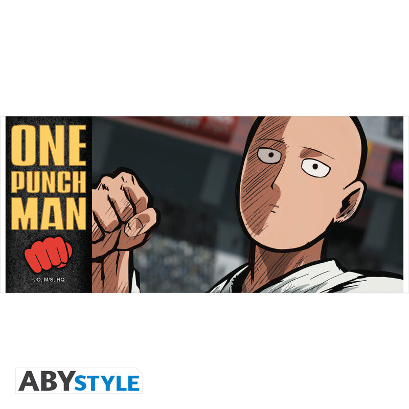 Kubek One Punch Man z motywem poważny Saitama, ujęcie 3