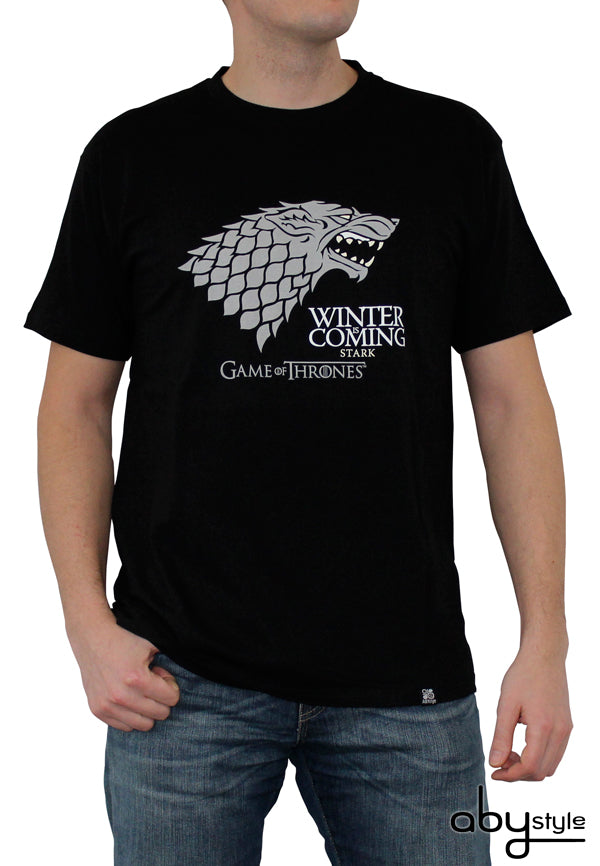 Koszulka Gra o Tron z motywem hasło Winter is Coming