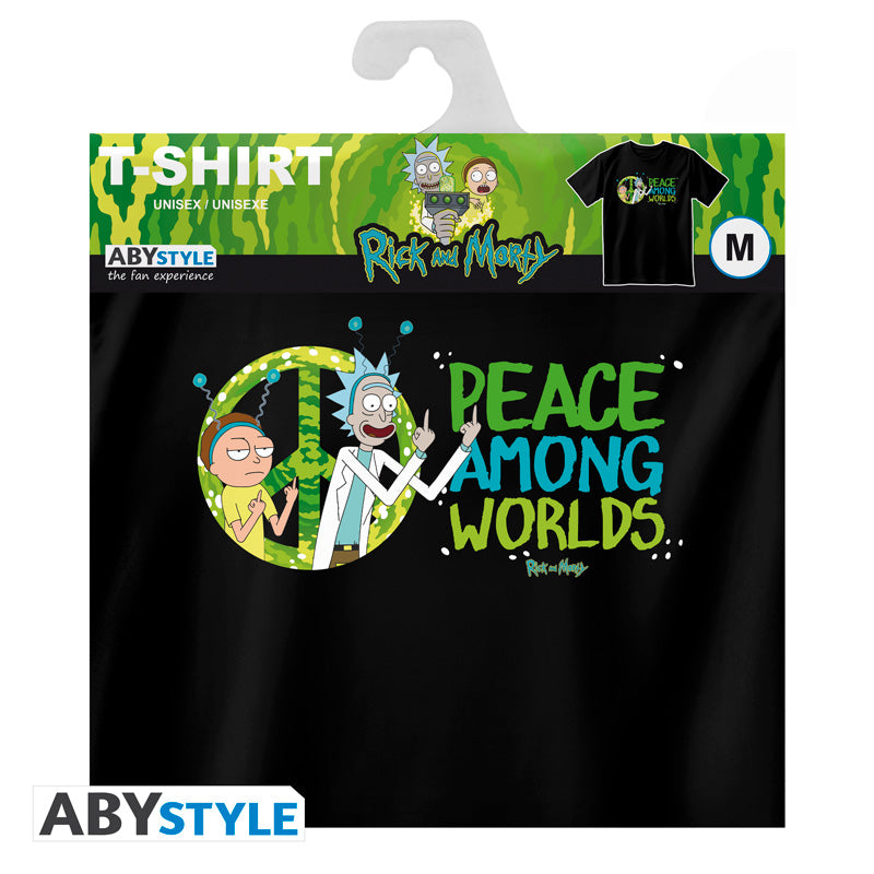 Koszulka Rick and Morty z motywem Peace Among Worlds, ujęcie 4