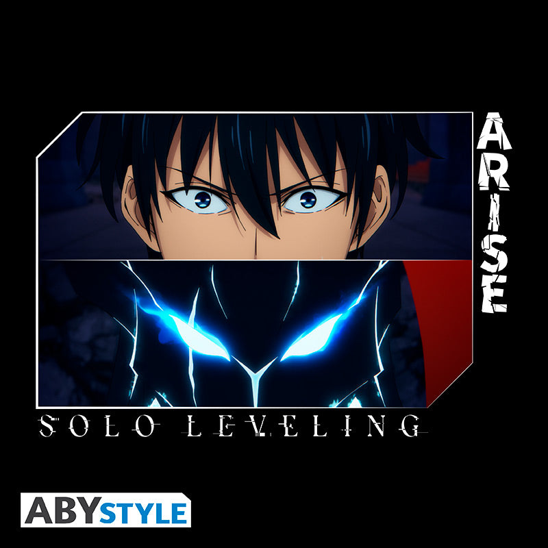 Koszulka Solo Leveling z motywem komenda Arise, ujęcie 2