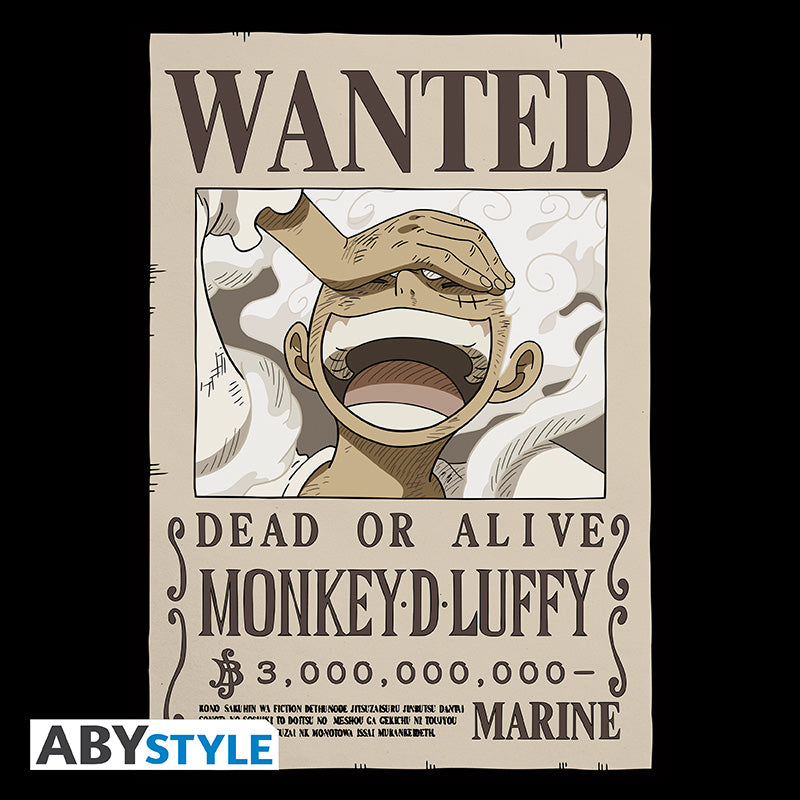 Koszulka One Piece z motywem list gończy Luffy'ego, ujęcie 4