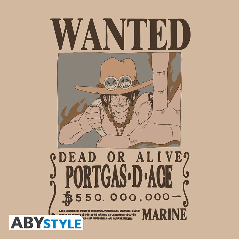 Koszulka One Piece z motywem list gończy Ace'a, ujęcie 3