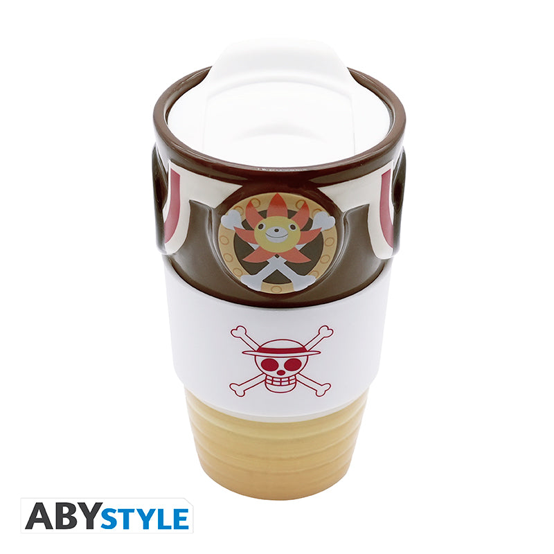 Kubek termiczny 3D One Piece z motywem Thousand Sunny