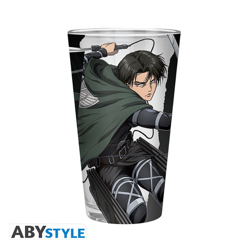 Szklanka XXL Attack on Titan z motywem Levi S4