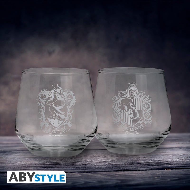 Zestaw 2 szklanek Harry Potter z motywem Ravenclaw & Hufflepuff — ujęcie 3