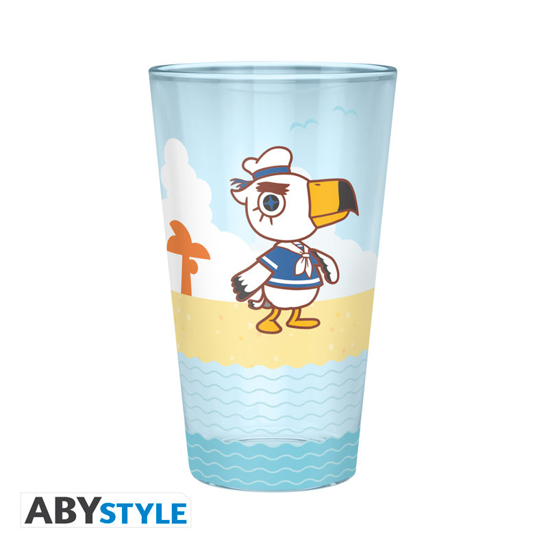 Szklanka XXL Animal Crossing z motywem Beach Characters