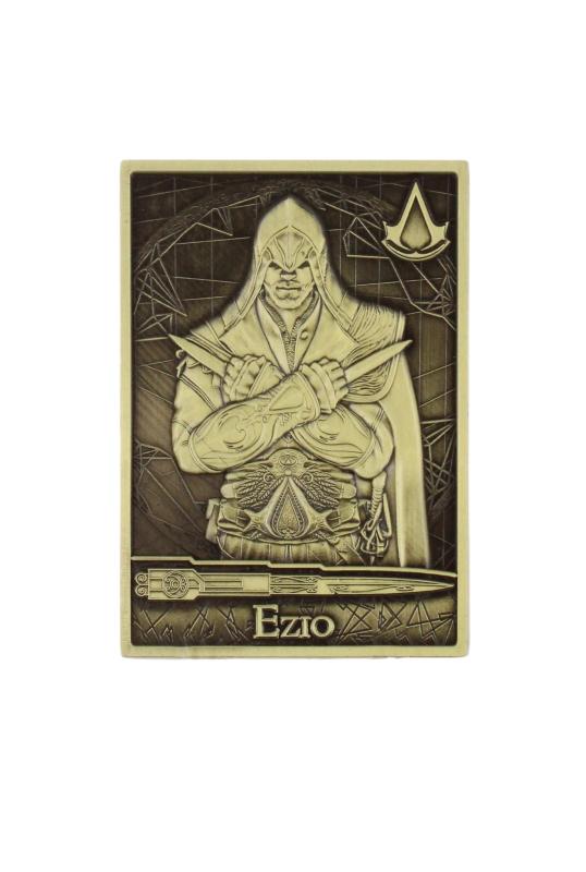 Stojak na telefon i metalowe płytki Assassin's Creed Digiplates