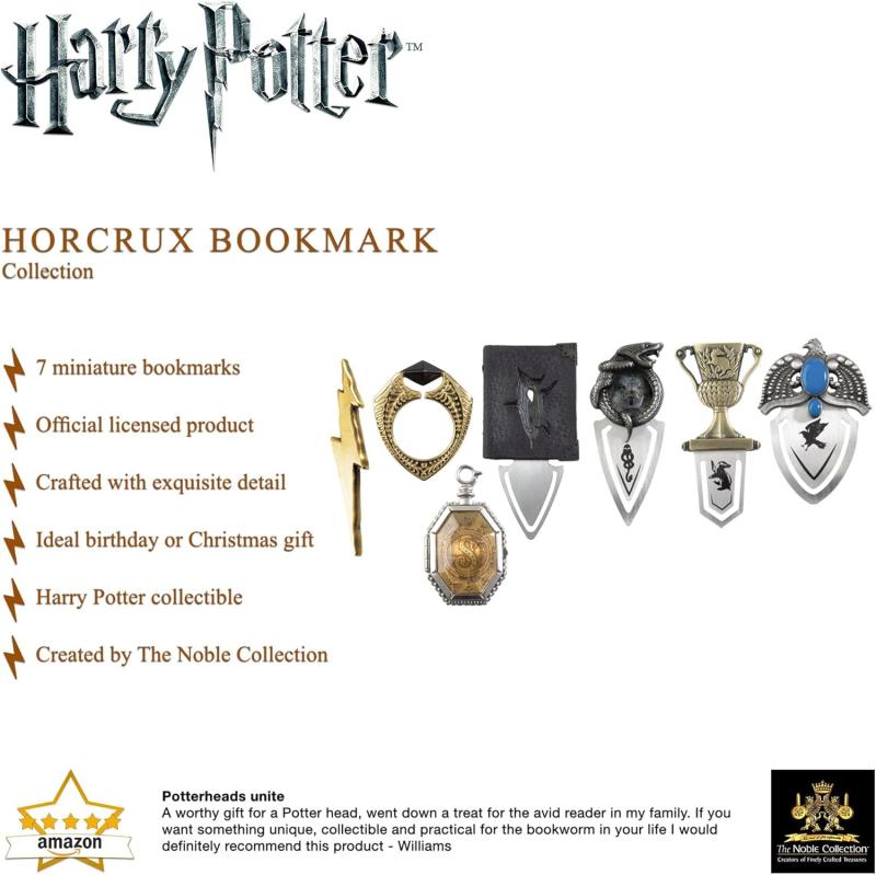 Zestaw zakładek Harry Potter Horcruxy