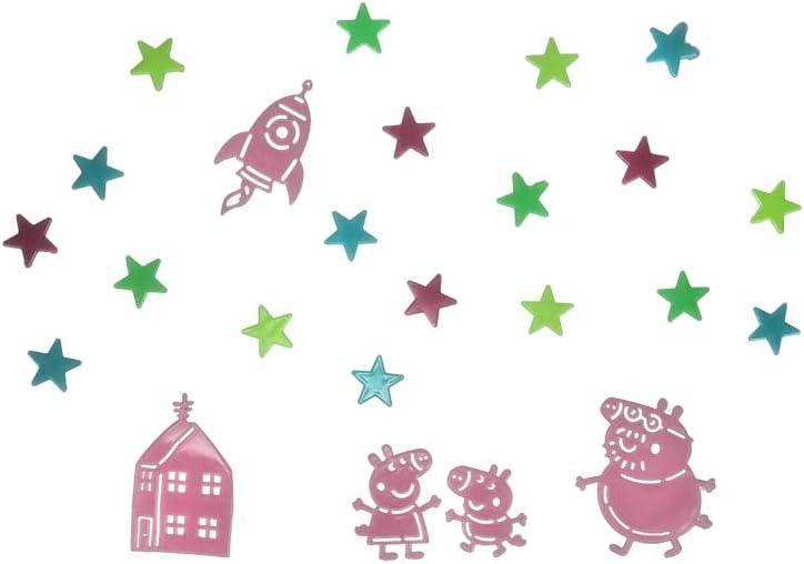 Naklejki Ścienne Peppa Pig Gwiazdki Świecące w Ciemności
