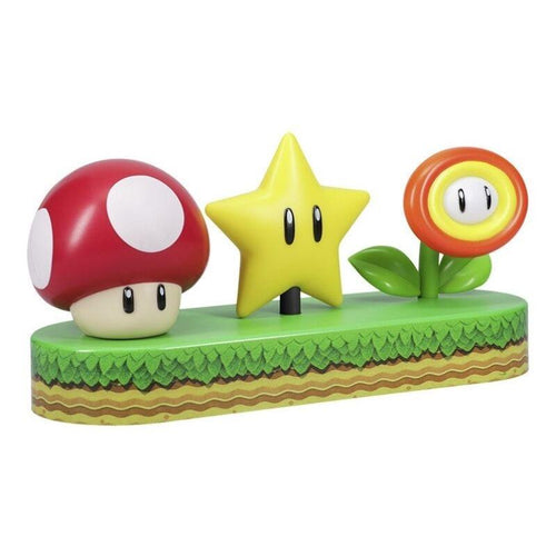 Lampka Super Mario Ikony Mushroom Star Fire Flower