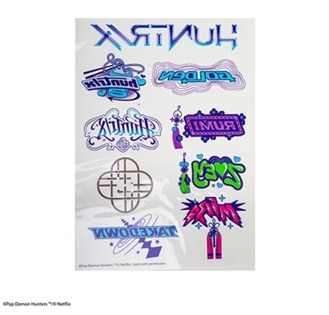 Zestaw Tatuaży K-Pop Demon Hunters