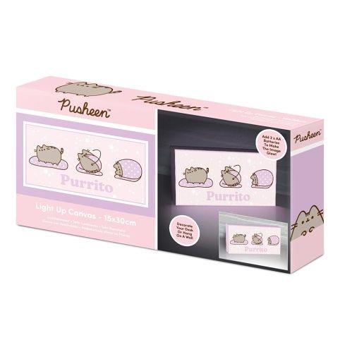 Lampka Pusheen Purrito podświetlany obraz na płótnie