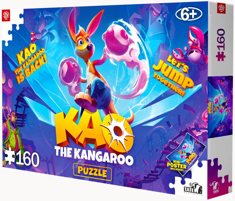 Puzzle Kangurek Kao Powrót Kao 160 elementów