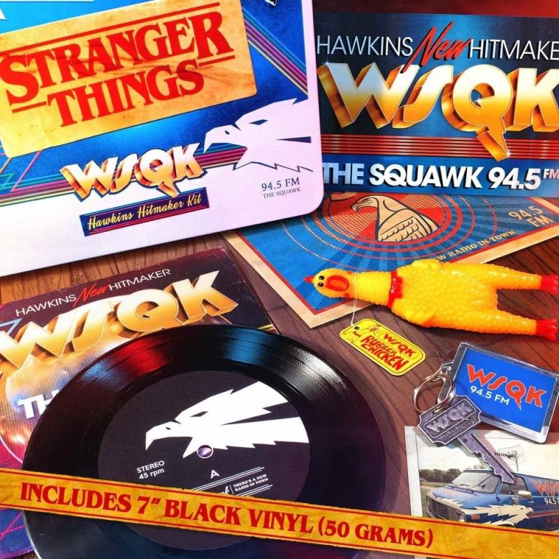 Zestaw kolekcjonerski Stranger Things WSQK Gold Vinyl Edition