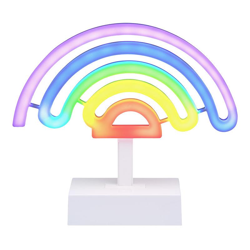 Lampka Neonowa LED Tęcza Stojąca