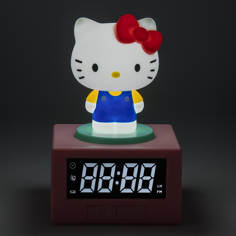 Budzik cyfrowy Hello Kitty z lampką nocną