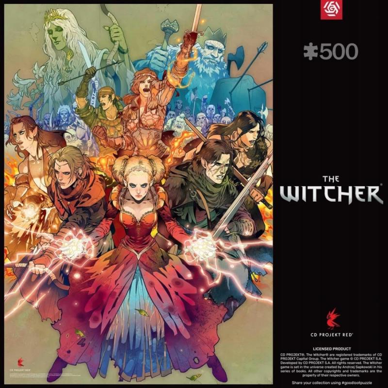 Puzzle Wiedźmin Scoia'tael 500 elementów