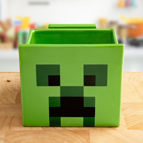 Miska na przekąski Minecraft Creeper z podstawką na telefon