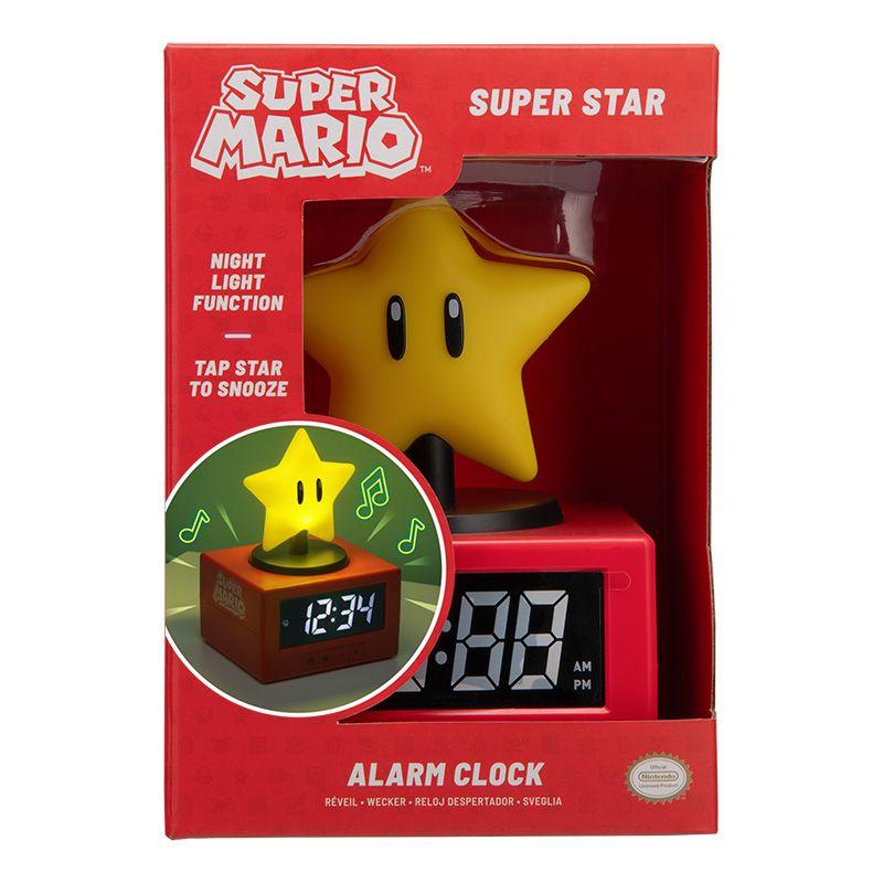 Zegar Super Mario Super Star Budzik z Alarmem