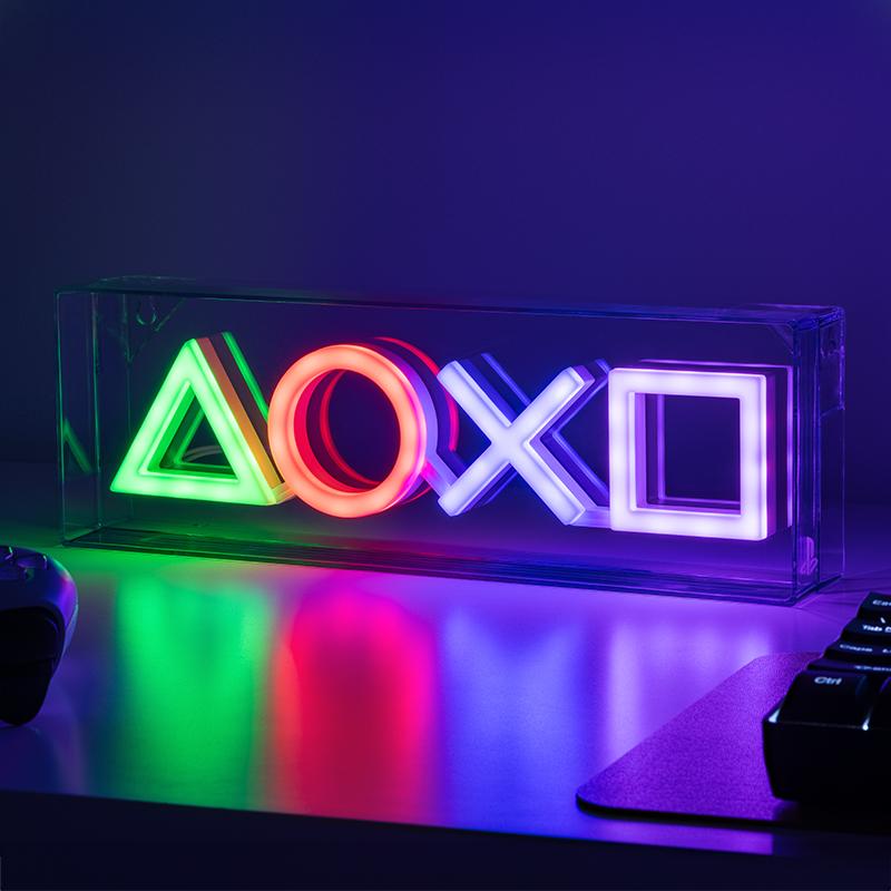 Lampka Neonowa PlayStation LED