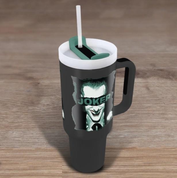 Kubek termiczny DC Comics Joker ze słomką