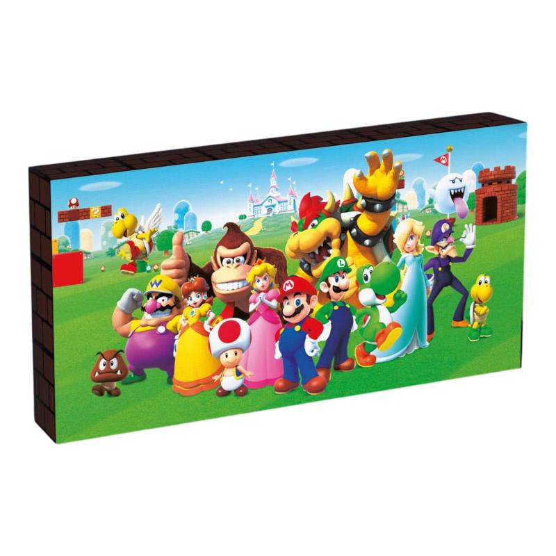 Lampka Super Mario Podświetlany Obraz na Płótnie Postacie