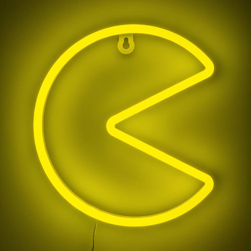 Lampka Neonowa Pac-Man Ścienna