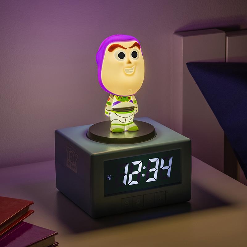 Budzik Toy Story Buzz Astral z alarmem i światłem