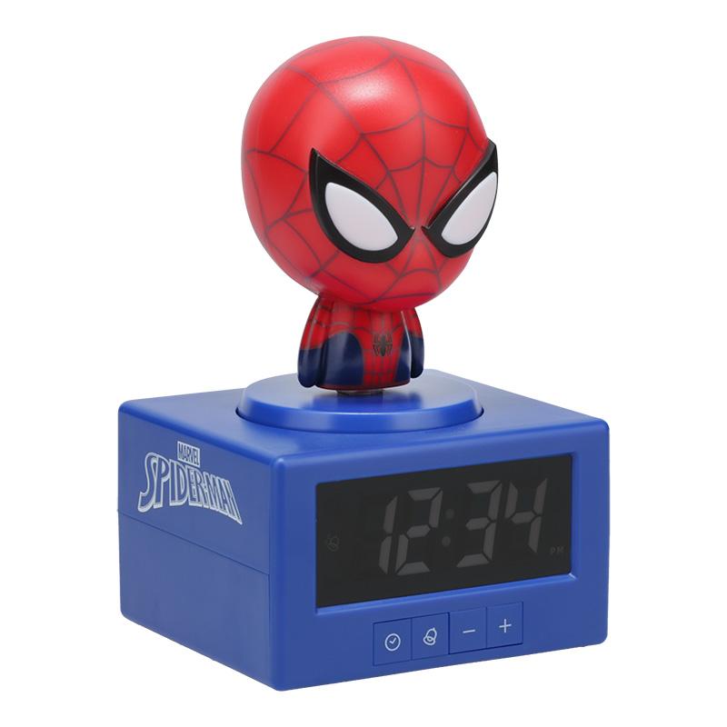 Zegar Marvel Spider-Man Budzik z Lampką