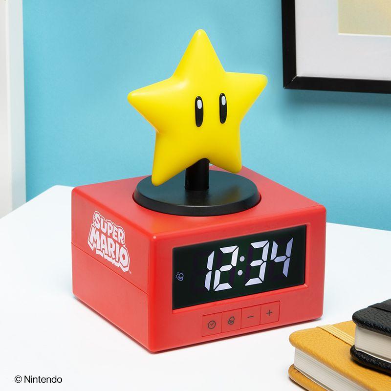 Zegar Super Mario Super Star Budzik z Alarmem — ujęcie 2