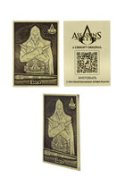 Stojak na telefon i metalowe płytki Assassin's Creed Digiplates