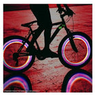 Lampki rowerowe LED Stranger Things 5 zestaw z naklejkami