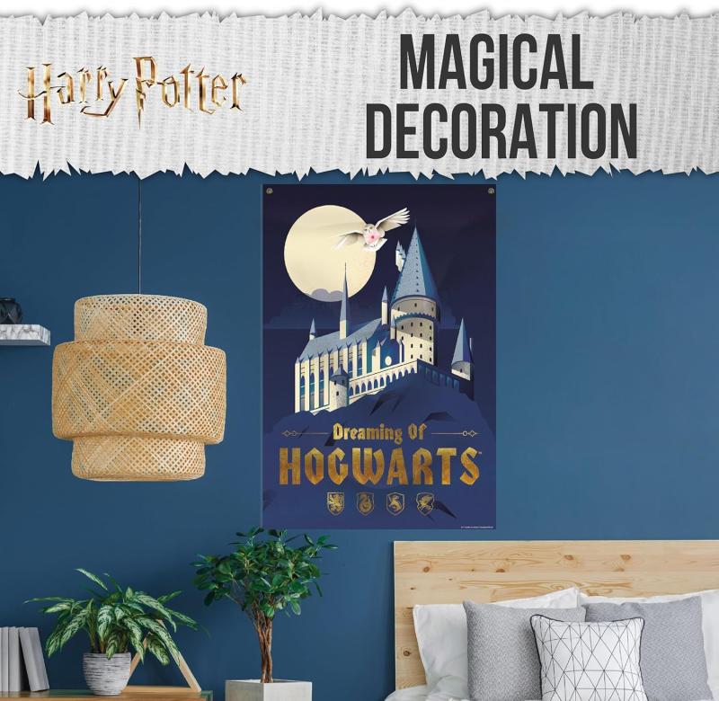 Baner ścienny Harry Potter Zamek Hogwart