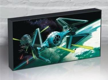 Lampka podświetlany obraz Tie Interceptor