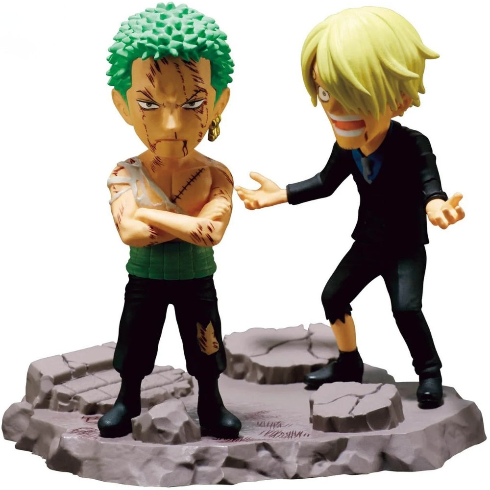 Figurka One Piece World Collectable Figure Log Stories – Roronoa Zoro i Sanji