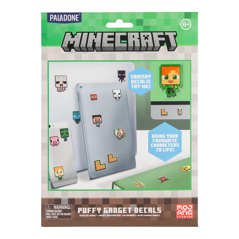 Naklejki Puffy Gadget Minecraft 60 sztuk
