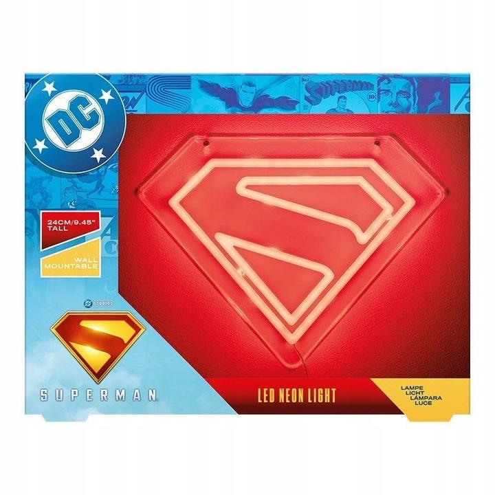 Lampka Neonowa DC Comics Superman Emblemat