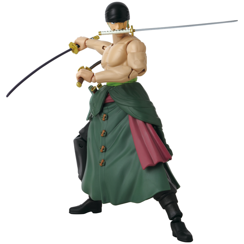 Figurka akcji One Piece Anime Heroes – Roronoa Zoro (Three Sword Style) – zdjęcie 5