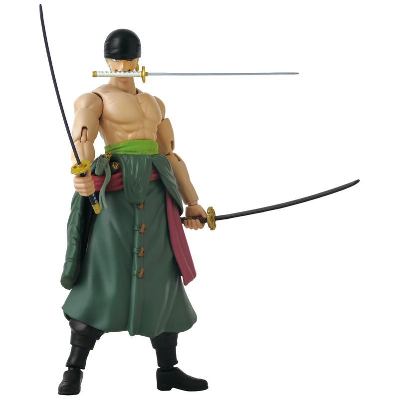 Figurka akcji One Piece Anime Heroes – Roronoa Zoro (Three Sword Style) – zdjęcie 7
