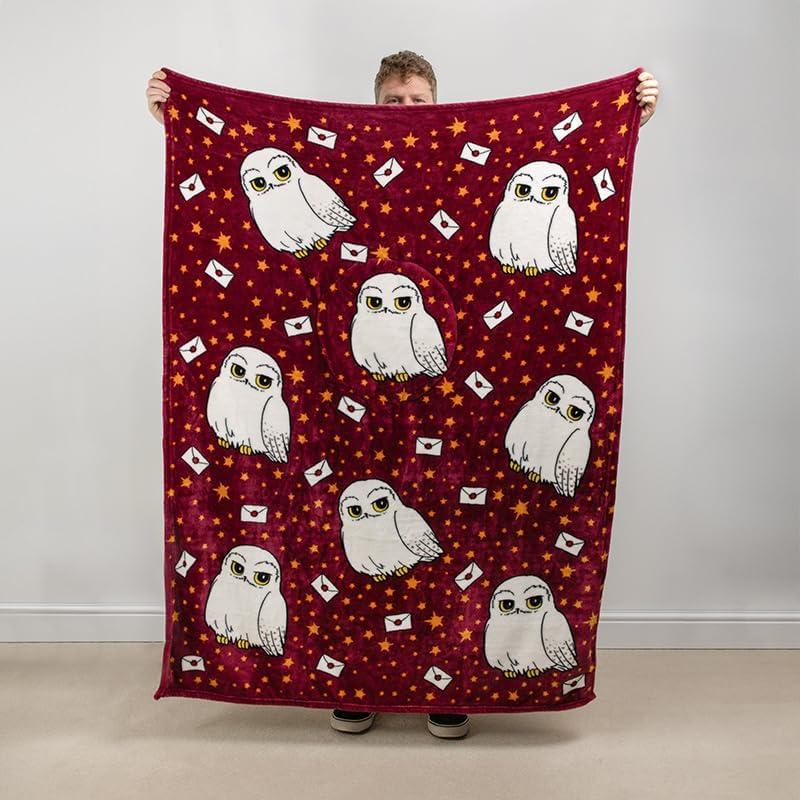 Poduszka Koc 2w1 Harry Potter Hedwiga