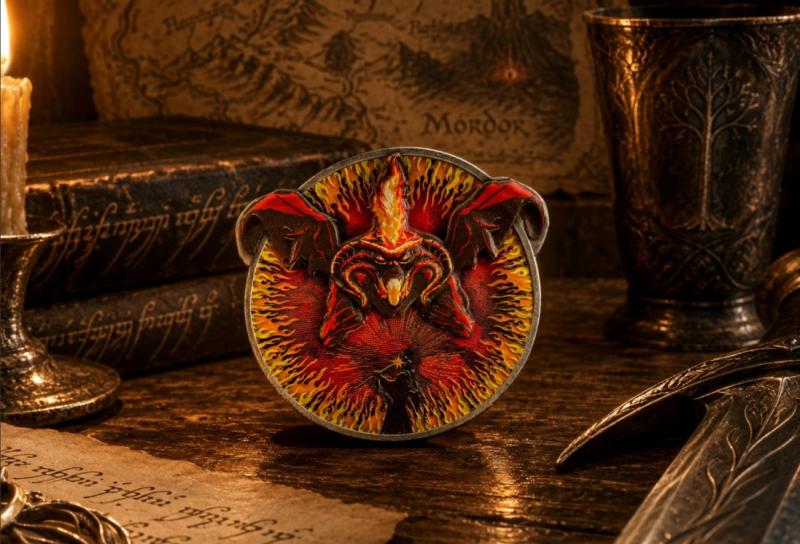 Moneta kolekcjonerska Władca Pierścieni You Shall Not Pass Balrog — ujęcie 2