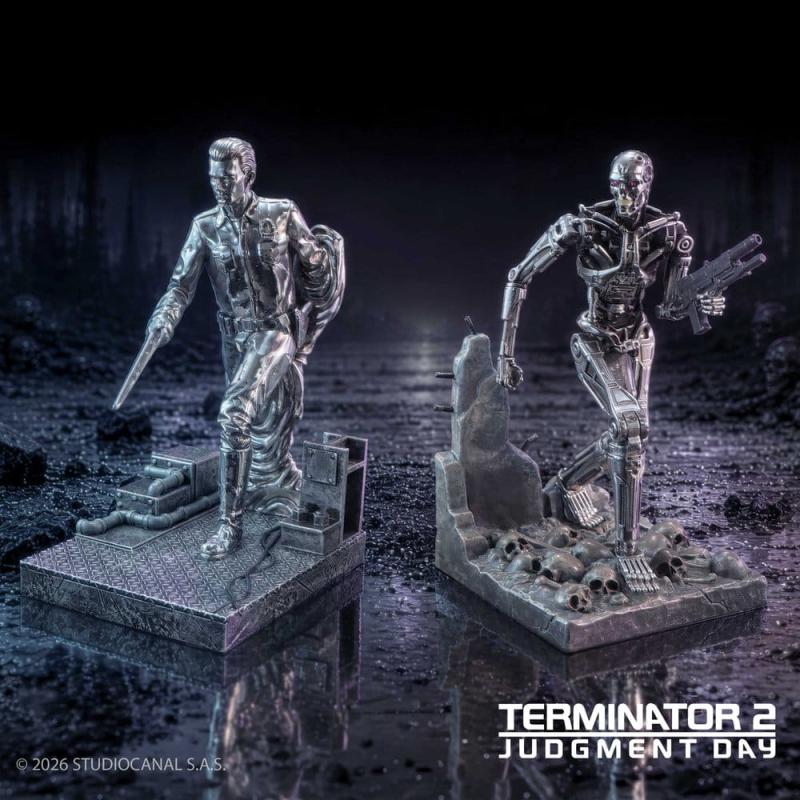 Podpórki do książek Terminator T-1000 vs T-800